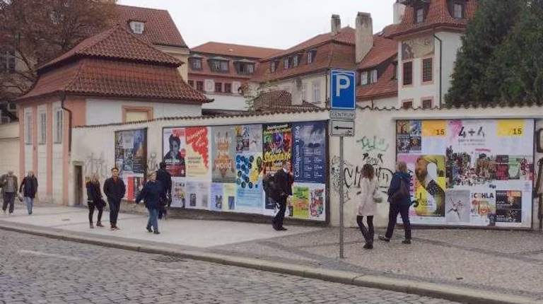 Výlepová plocha Metro Malostranská